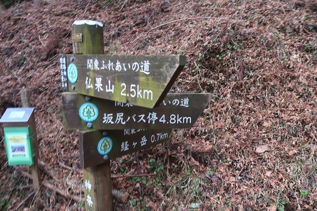 経ヶ岳への登山口