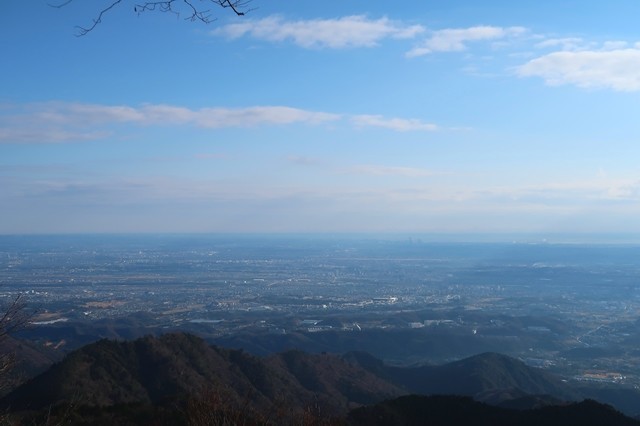 f:id:aohige0718:20200109222147j:plain 関東平野を一望大山