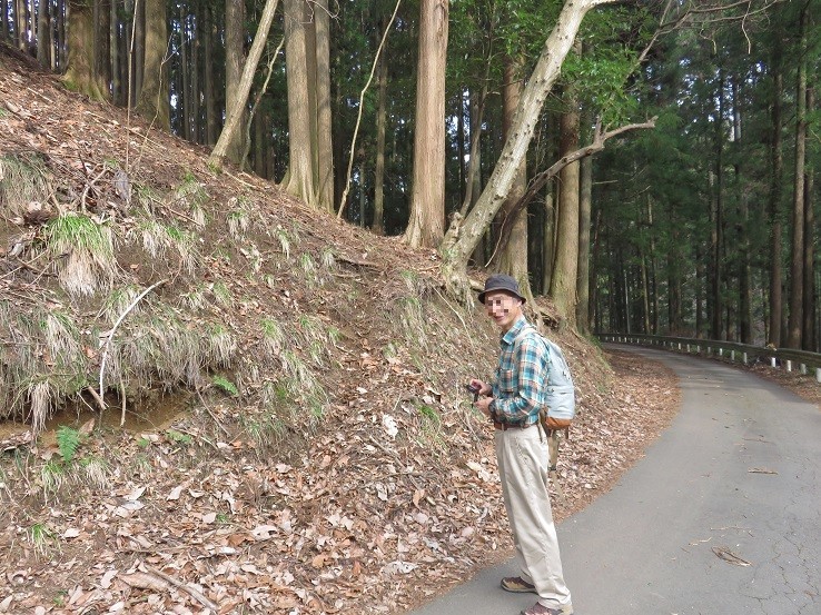 宝尾根の取り付き地点