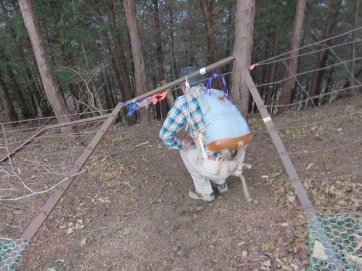 下弁天からの登山道の様子