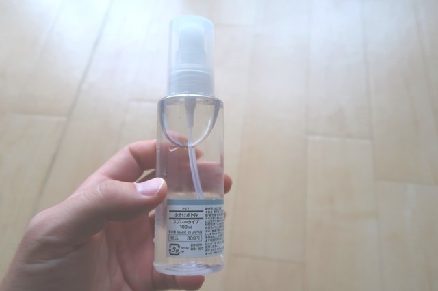 アルコール除菌スプレーの自作完了