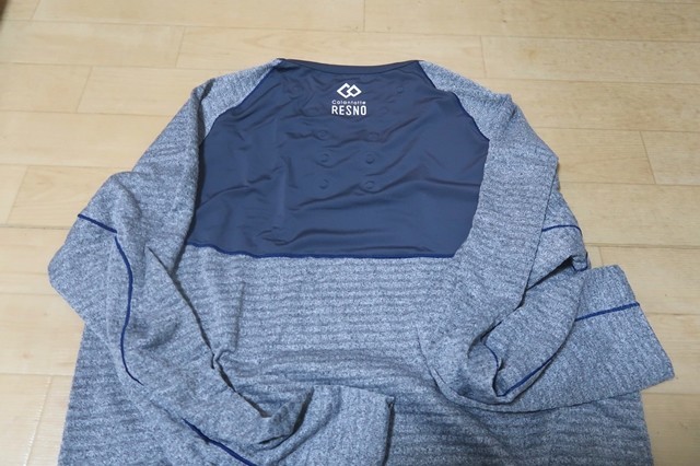 立体構造のデザインと、縫い目が当たらない縫製のアップ