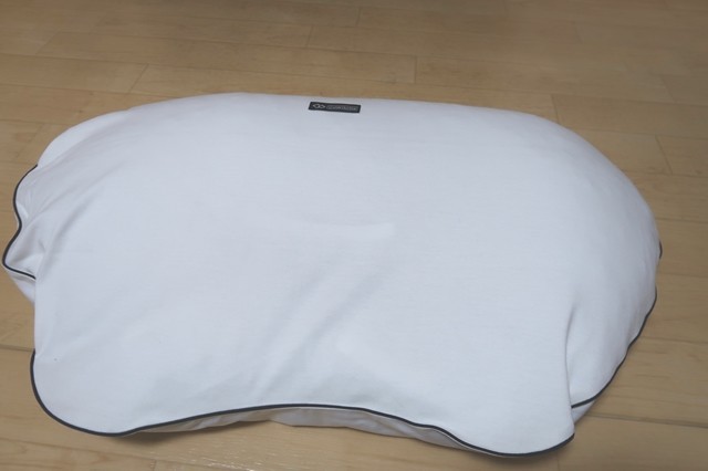 f:id:aohige0718:20200322111220j:plain コラントッテ磁気枕マグーラを使用した状態