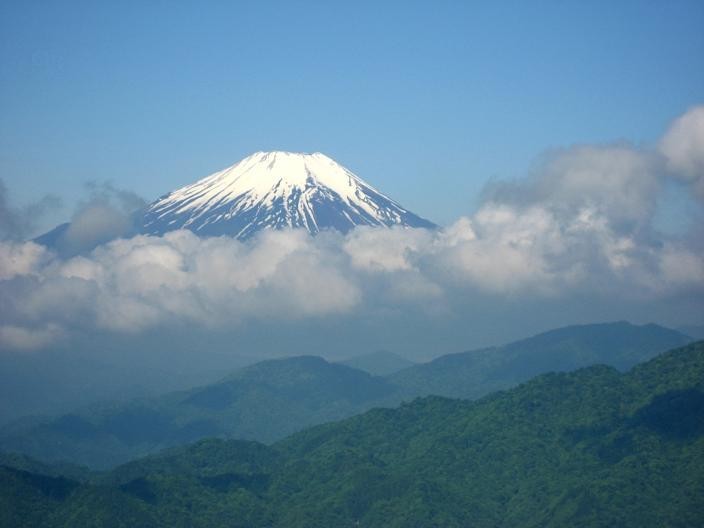 檜洞丸富士山の景色