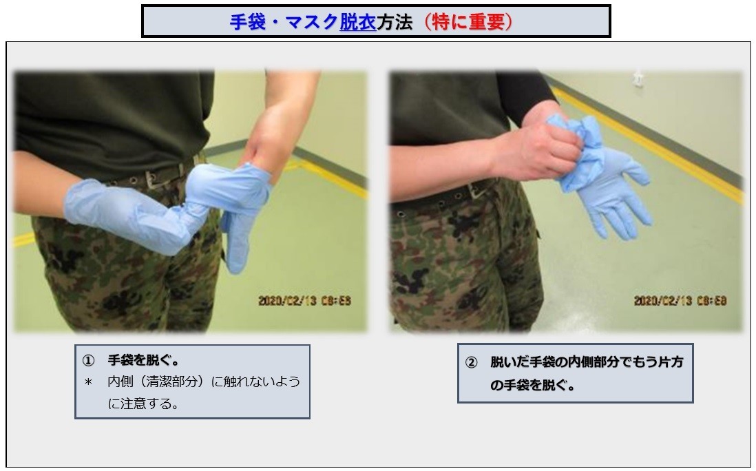 自衛隊の新型コロナウイル感染を防ぐ技