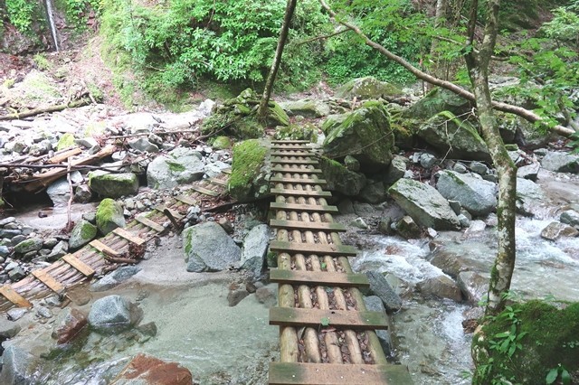 本棚（本棚の滝）までの登山と丹沢の滝おすすめルート様子