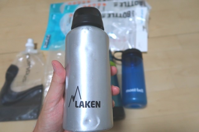 f:id:aohige0718:20200918221415j:plain おすすめのLALEN600ml登山用アルミ水筒
