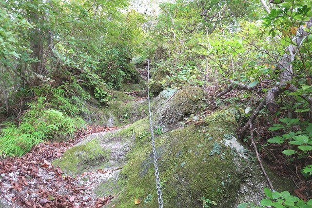 丹沢山塊で一番の長さの鎖場