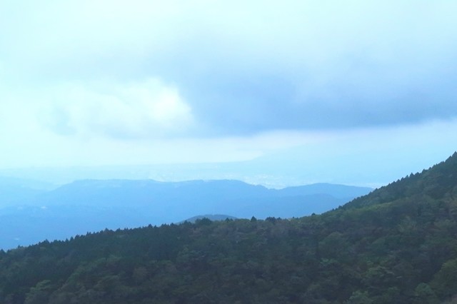 檜岳山稜からの相模湾の景色