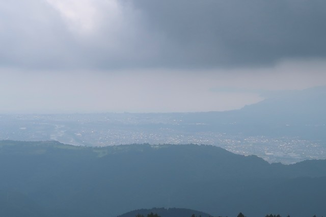 檜岳山稜からの真鶴半島の景色