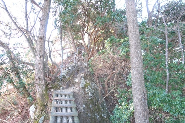 三峰山から大山登山の開始地点