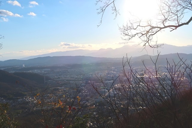念仏山から箱根の景色