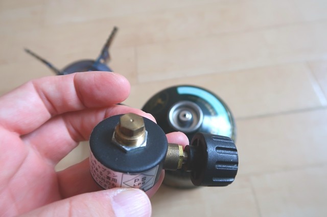 キャプテンスタッグシングルガスバーナーセットするの必要な道具