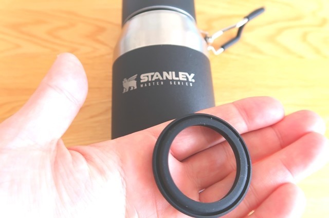 スタンレーの水筒に使われているシリコン製のパッキン