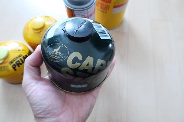 キャプテンスタッグガスバーナーガスカートリッジアップ