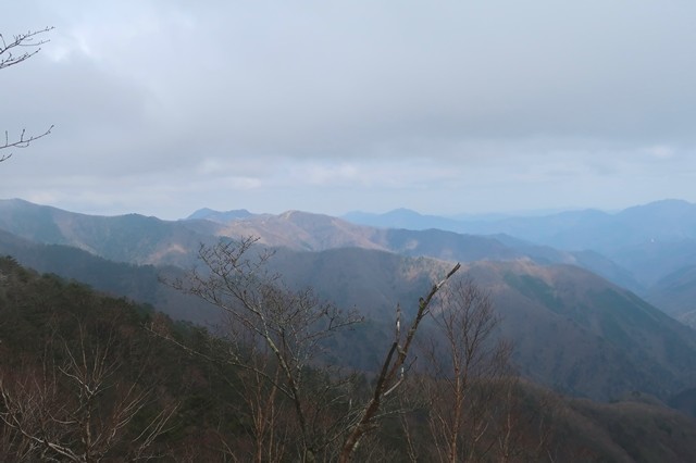 飛龍山登山道からの景色