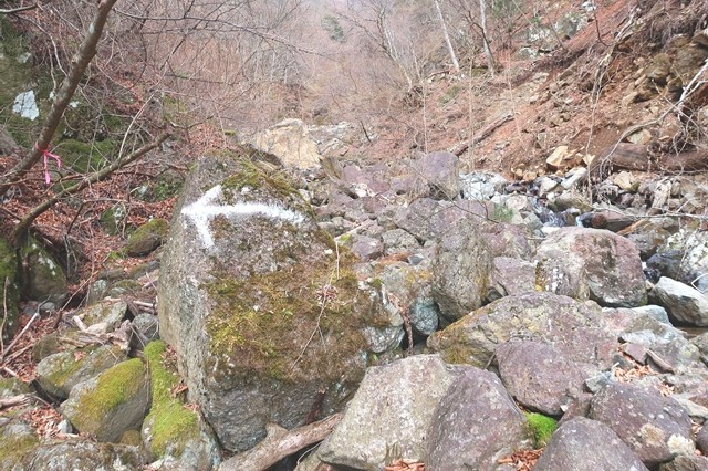 ルート上の目印