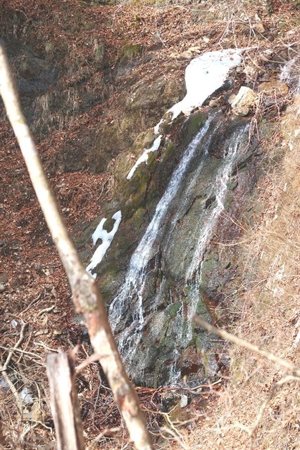 白竜ノ滝水の流れ
