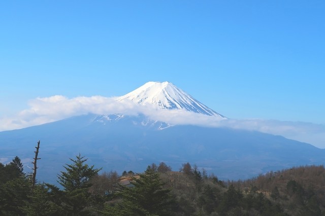 三つ峠山からの富士山景色