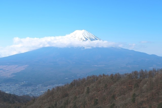 三つ峠山から見る富士山