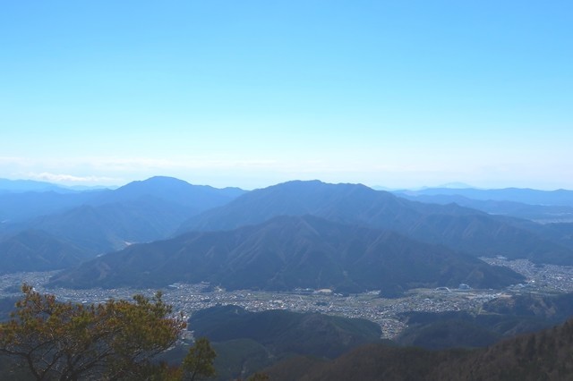 木無山の近くからの眺め