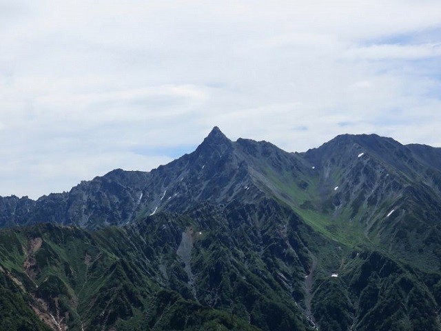 槍ヶ岳滑落現場周辺の写真