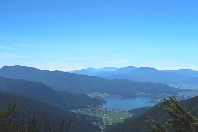 節刀ヶ岳の山頂