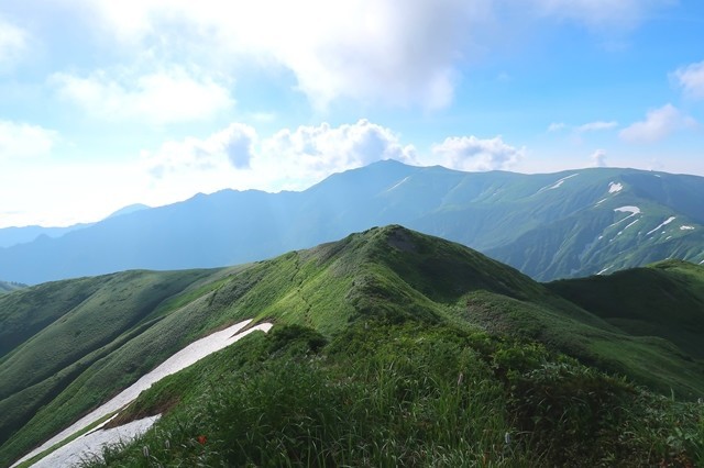 烏帽子岳からの景色