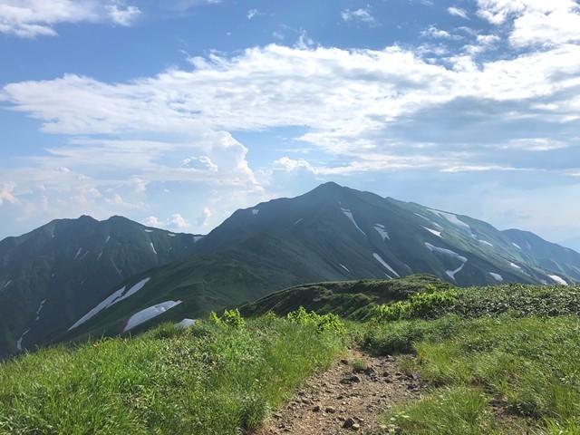 御西小屋テント場の景色