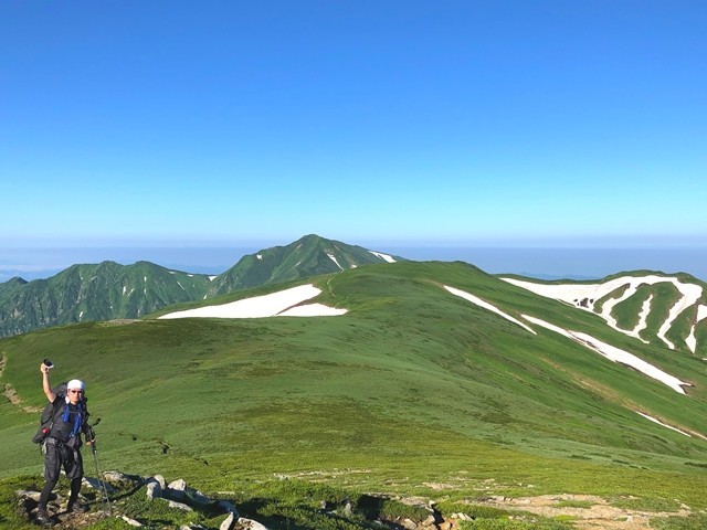 飯豊連峰らしい絶景