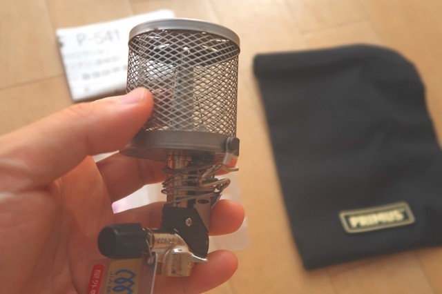 プリムスガスランタンP-541のメタルメッシュホヤ特徴