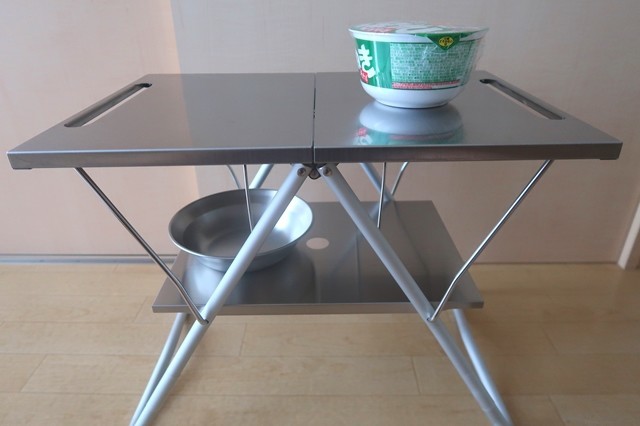 Snow peak TAKIBI Myテーブルステンレストレー1ユニット付き