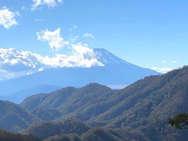 蛭ヶ岳南陵からの富士山景色