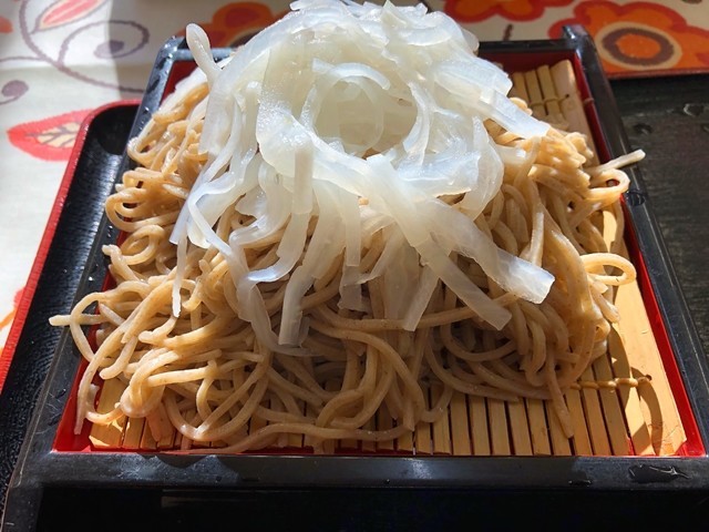 ランチで食べたお蕎麦