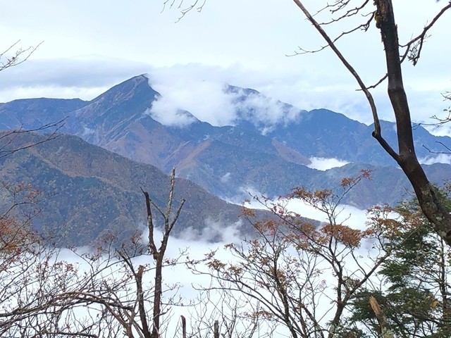 大谷崩れに近づくと景色が開ける