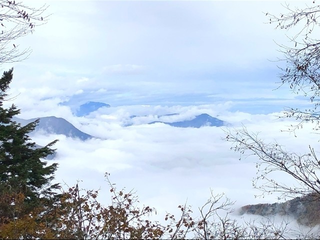 大谷崩れの雲海景色