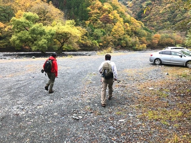 山伏登山者用駐車場