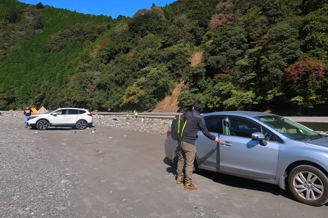 静岡県でキャンプした仲間