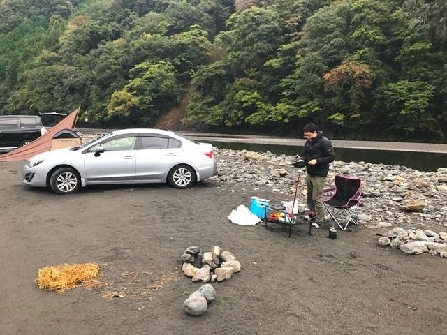 玉川自然広場で夜明け