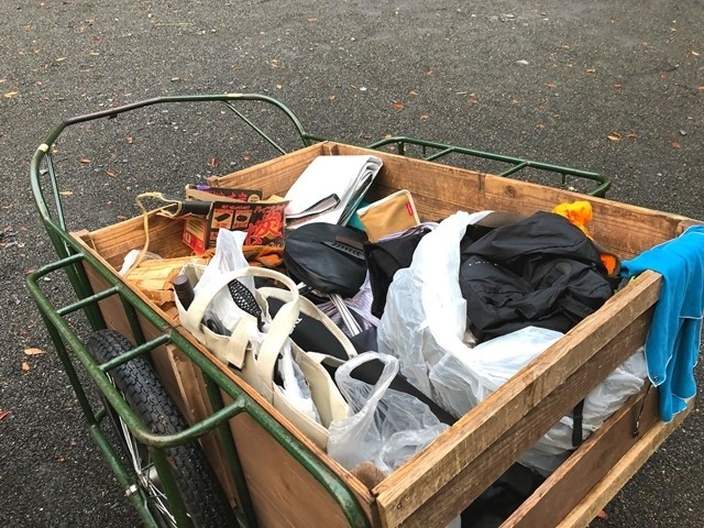 梅ヶ島キャンプ場の台車