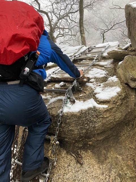 結構難所が多い登山コース