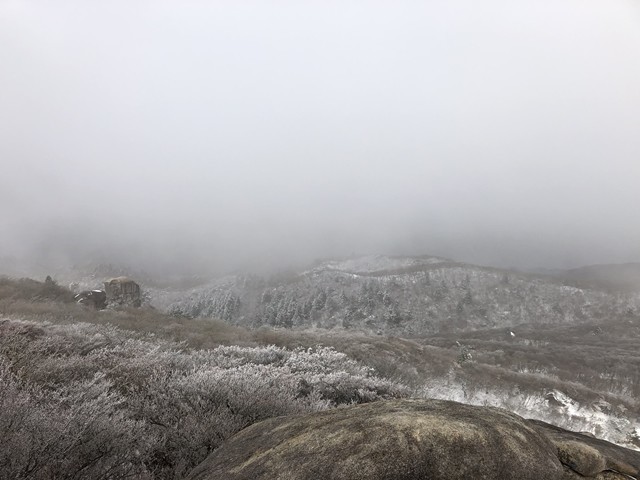 国見岳山頂からの景色