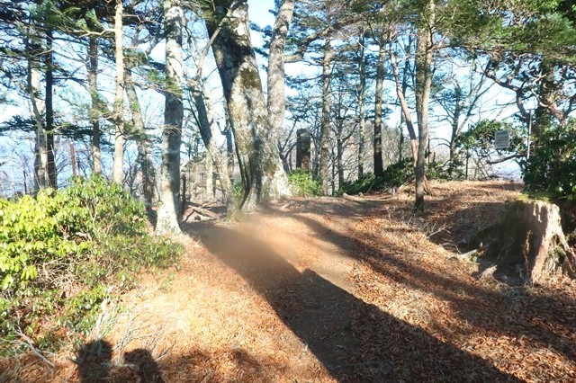 丹沢三峰の西峰太礼ノ頭の山頂