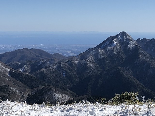 鎌ヶ岳雪景色