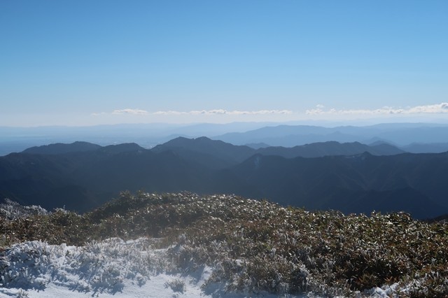 東雨乞岳山頂からの景色