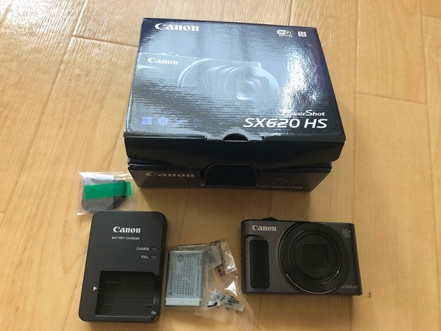 Canonデジタルカメラ PowerShot SX620HSレビュー！保護フィルム