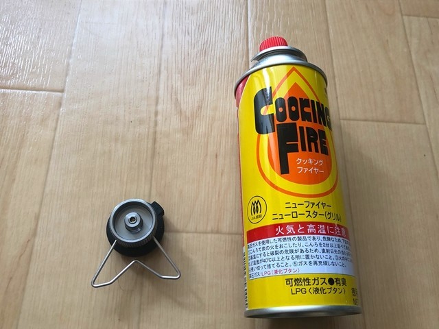 キャンピングムーンＣＢ缶・ＯＤ缶互換アダプターの使い方
