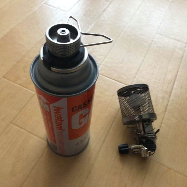 ＣＢ缶・ＯＤ缶互換アダプターでガスランタンの使い方