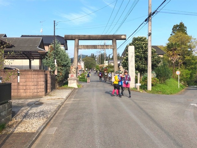 外秩父七峰縦走ハイキング大会の混雑様子