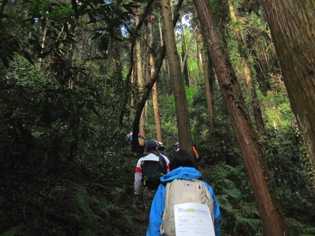 外秩父七峰縦走ハイキング大会渋滞箇所